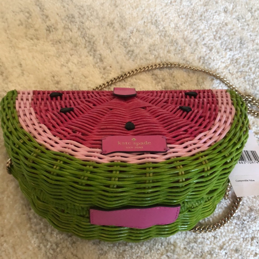 NWT Kate Spade โ ๏ธ Picnic Perfect Watermelon Crossbody ๐ - Picture 7 of 9